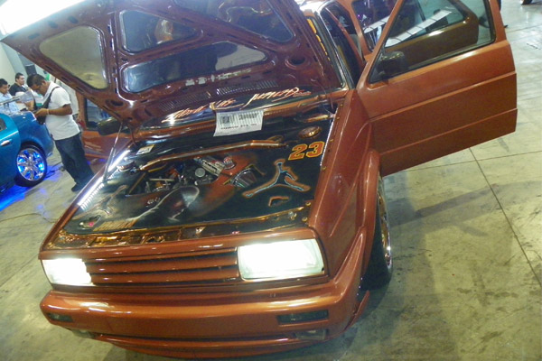 Naranja y luces
