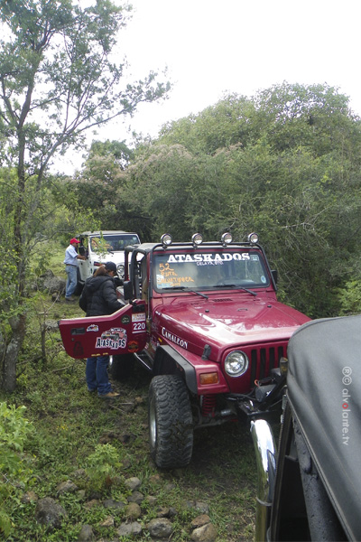 Acercándose a la ruta