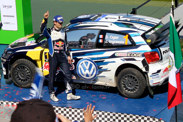 Sebastian Ogier #1 segundo lugar