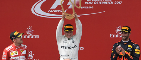 BOTTAS GANA EN AUSTRIA