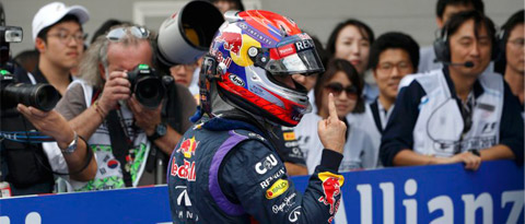 NUEVAMENTE VETTEL, AHORA EN COREA